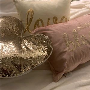 3 for one decorative pillows